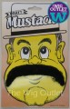 Merv Black Costume Moustache