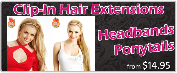Clip In Hair Extensions & Ponytails